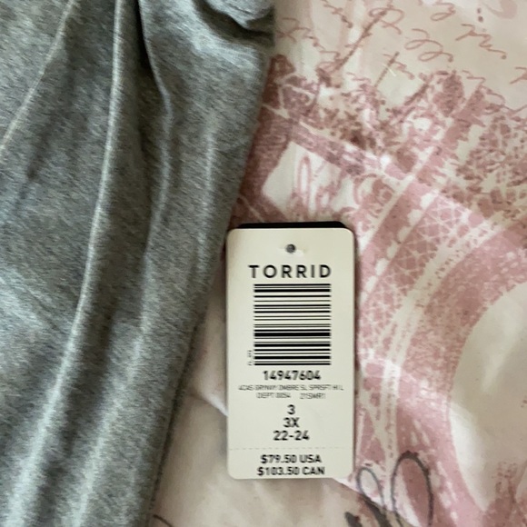 Torrid soft knit two tone maxi dress - Picture 2 of 4